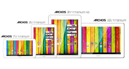 Archos công bố dòng tablet Titanium và Platinum