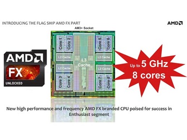 AMD giới thiệu chíp 8 lõi đầu tiên tốc độ 5 GHz