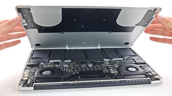 MacBook Pro Retina 2013: rất khó sửa khi hỏng phần cứng